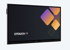 i3TOUCH X3 – Interaktives 4K-Display mit Google Play, i3STUDIO & 100W USB-C. Perfekt für Meetings & Unterricht.