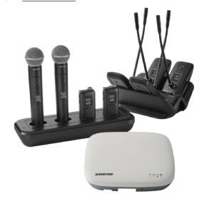 Shure Microflex Wireless System neXt4 und neXt8 – drahtlose Mikrofonlösung für Konferenzräume, Sitzungssäle und hybride Meetings