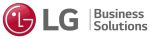 Das LG Business Solutions Logo mit rotem Kreis und weißem „L“ und „G“ Symbol, daneben graue Schrift „LG Business Solutions“, das für professionelle Monitore, Displays, Hotel- und Konferenztechnik sowie Unternehmenslösungen des Elektronikherstellers LG steht.