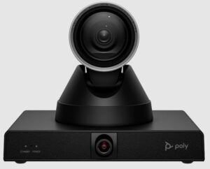 Poly Studio E60 PTZ-Kamera ideal für große Konferenzräume, Klassenzimmer & Sitzungssäle