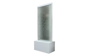 art aqua Glasmodul Wasser: Ideal für offene Bürostrukturen bietet das Glasmodul eine lichtdurchlässige, aber blickgeschützte Zonierung.